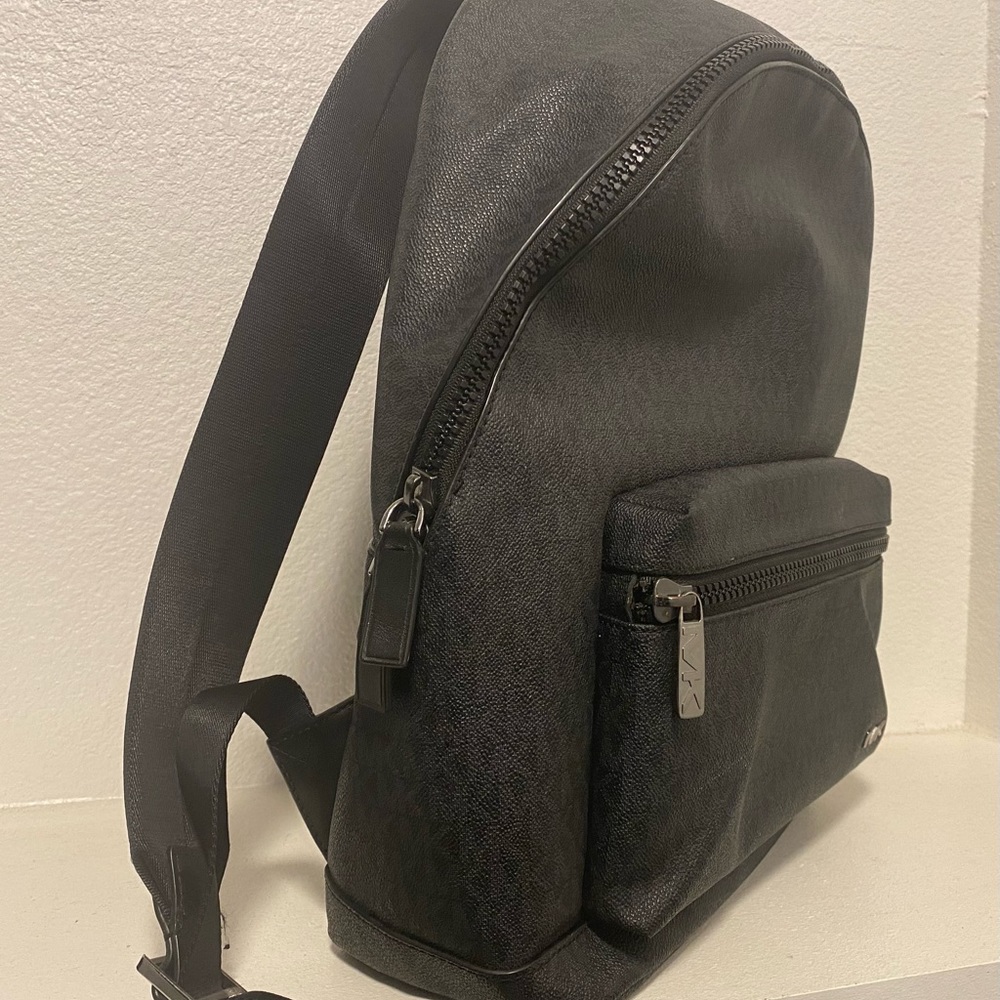 Michael Kors Black Monogram Backpack - image 2